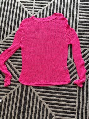 Hot Pink Men’s Lightweight Knit Sweater